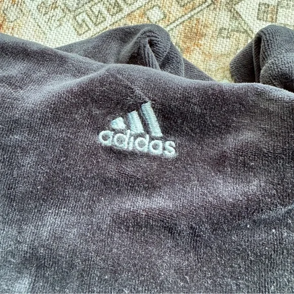 Vintage 2003 Children's Adidas Black and White Track Jacket with Stand-Up Collar - Picture 8 of 8